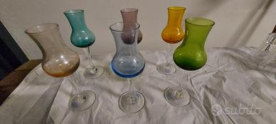 Bicchierini calice colorati Andrea Fontebasso 1760