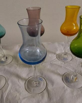 Bicchierini calice colorati Andrea Fontebasso 1760
