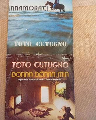 2 vinili 45 giri Toto Cutugno 