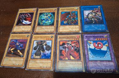 n.8- carte yu-gi-oh- Bollino ORO