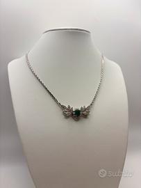 Collana in oro bianco 18k
