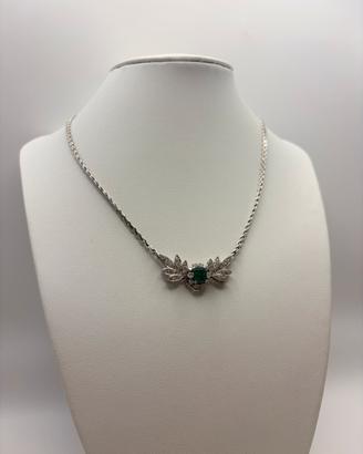 Collana in oro bianco 18k