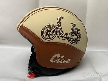 casco ciao rivestito ecopelle BEIGE - QUOIO ciao R