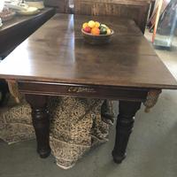 Biliardo a scomparsa che diventa tavolo dell'800