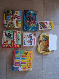 giochi vari in blocco 3-8 anni