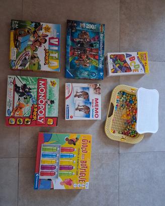 giochi vari in blocco 3-8 anni