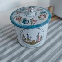 porta biscotti in metallo