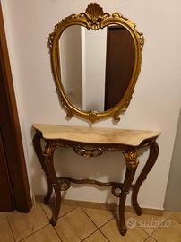 consolle con specchio 