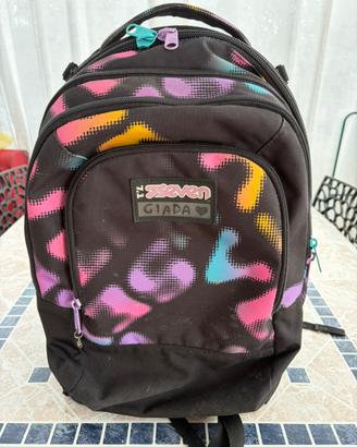 Zaino Scuola SEVEN Sdoppiabile 2 in 1 Multicolor