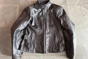 Giacca moto in pelle Spidi da donna con protezioni