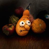 Zucca fatta a mano all'uncinetto