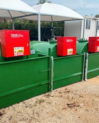 CISTERNA SERBATOIO GASOLIO 3000 LITRI