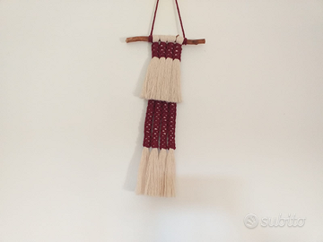 Arazzo macrame da appendere a muro Boho chic