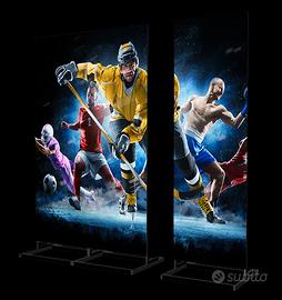 TOTEM LEDWALL PER EVENTI VETRINE FIERE