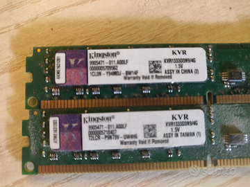 8GB Kingston PC3-10600 DDR3 1333MHz