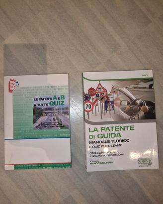 Libri per Teoria + Quiz patente A e B