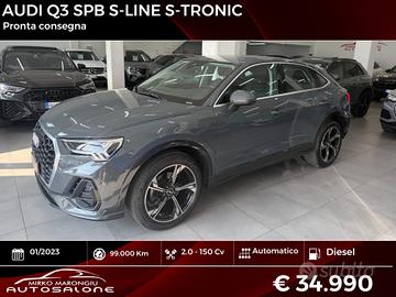 Audi Q3 2.0 150 cv SPORTBACK S line FINANZIABILE