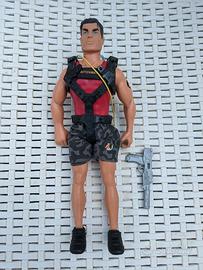 GI JOE Hasbro Action Man Bunjee Jump 1997 vintage