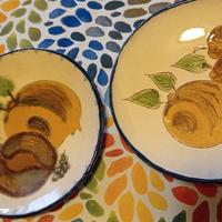 Due piatti vintage ceramica Puigdemont 