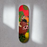 skateboard personalizzato a mano