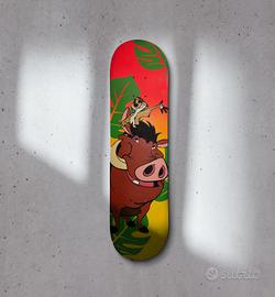 skateboard personalizzato a mano
