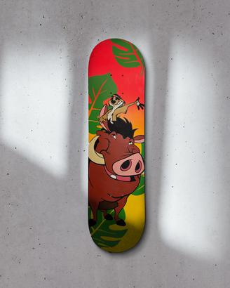 skateboard personalizzato a mano