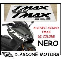 COPPIA ADESIVI SCUDO TMAX 530 2012 2016 NERO