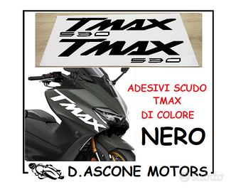 COPPIA ADESIVI SCUDO TMAX 530 2012 2016 NERO