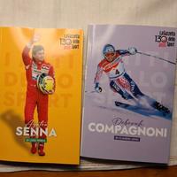 Libretti Gazzetta dello Sport, Senna e Compagnoni.