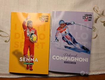 Libretti Gazzetta dello Sport, Senna e Compagnoni.
