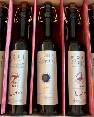 COFANETTO VINTAGE GRAPPE POLI-SASSICAIA