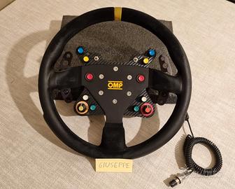 Volante sim racing OMP 320 ALU + button box