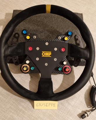 Volante sim racing OMP 320 ALU + button box