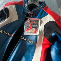 Tuta da moto completa di protezioni 48