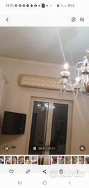 letto puff e bastone tappezzato