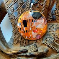 Collana Artigianale bacio Klimt. Collezionismo 