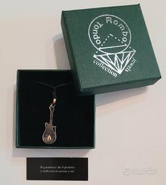 Collana unisex Rombo Tondo ciondolo una chitarra 