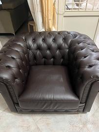salotto ecopelle  poltrona e duvano
