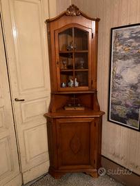 Angoliera Cristalliere in legno