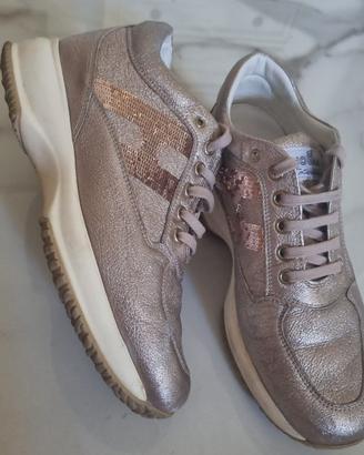 scarpe Hogan donna beje