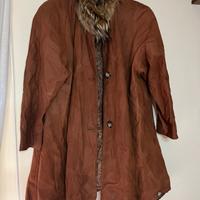 Giacca vintage da donna in vera pelle 48