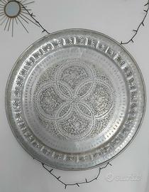 Grande vassoio decorativo marocchino inciso – diam