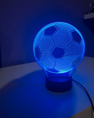 lampada a forma di colore multicolore 