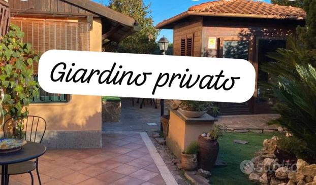 Casalotti monolocale arredato con giardino privato