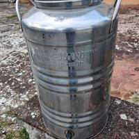 fustino per olio in acciaio 