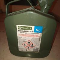 tanica in metallo 5lt