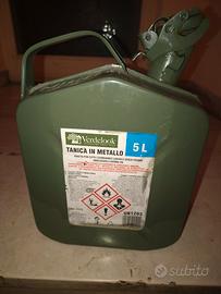 tanica in metallo 5lt