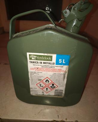 tanica in metallo 5lt