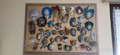 quadro con maschere carnevale veneziano