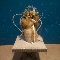 composizione di fiori con vaso 